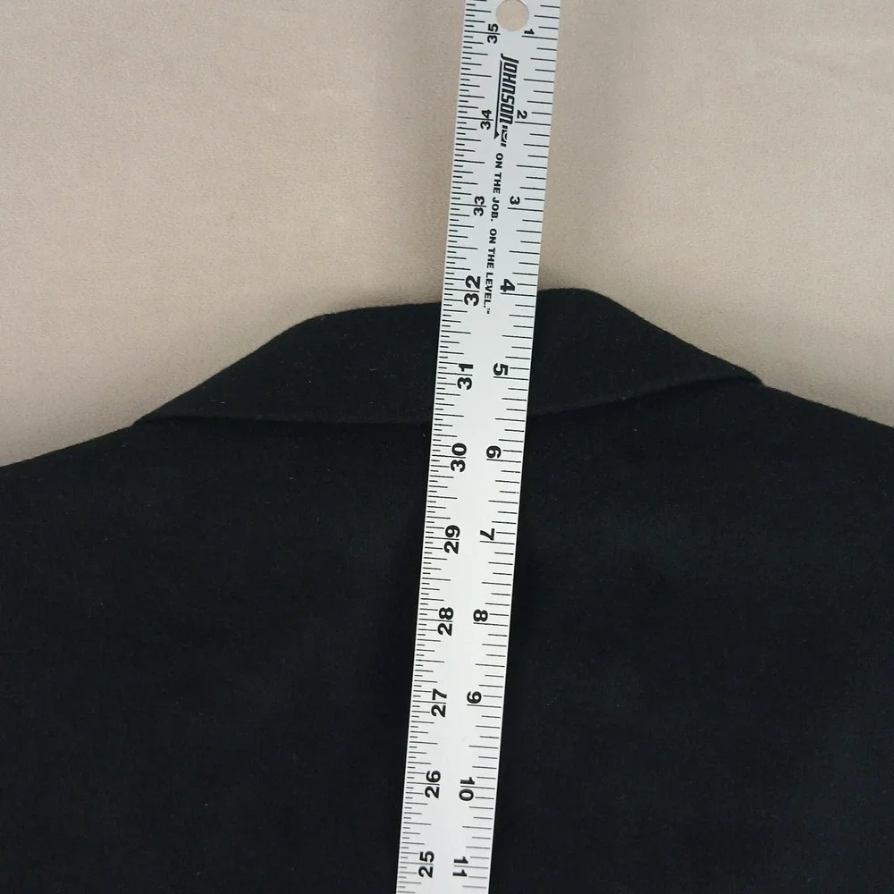 Andrew Fezza 42S‎ Mens Blazer Jacket Wool Silk Cashmere Black 22x31 44S